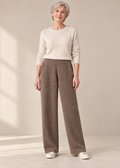 Straight-Leg Knit Pants — Original purple