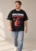 Fashionable and versatile loose pullover T-shirts for men and women — H201 black
