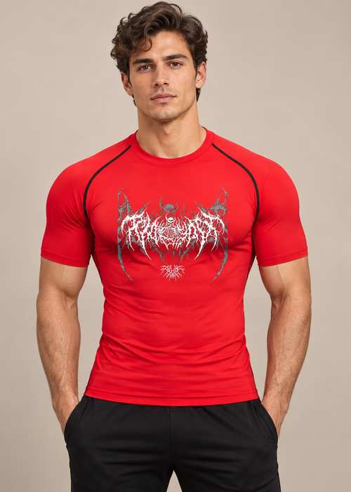 Anime 2D printed tight-fitting quick-drying clothes men's fitness clothes — 2